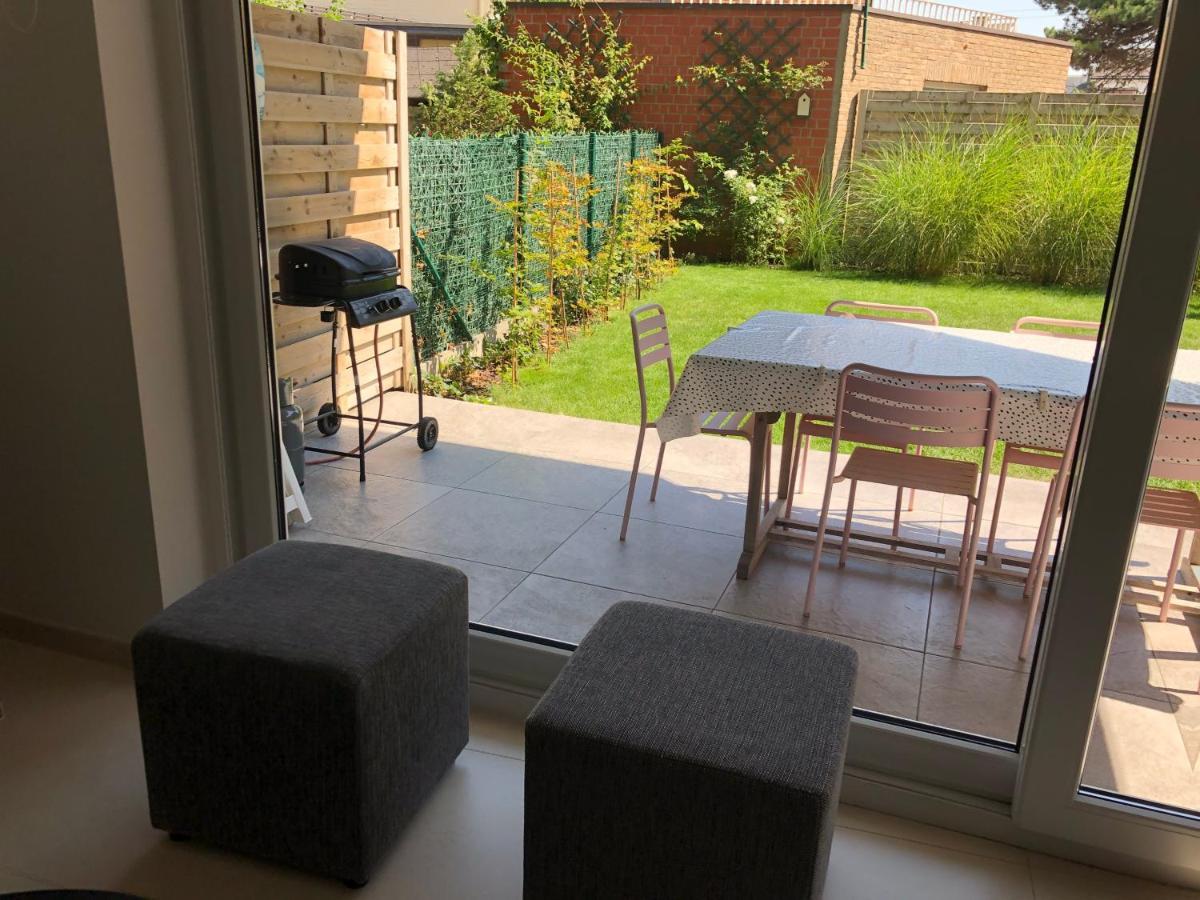 Vakantie Appartement Allure, Met Zuidgericht Tuintje Ostenda Esterno foto